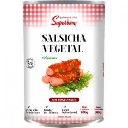 Salsicha vegetal Superbom